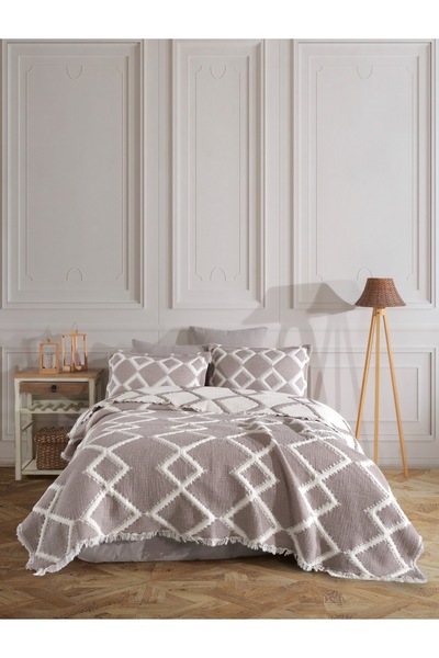 Fiesta Tekstil طقم غطاء سرير فاخر ستورم 6 قطع