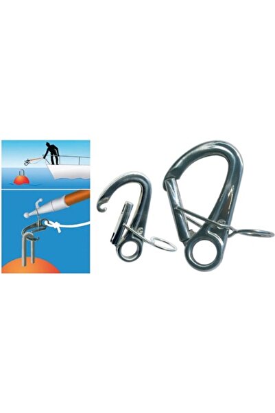 GFN Mooring Hook Stainless Steel AISI 316, 118x63 mm, Internal Diameter 19 mm