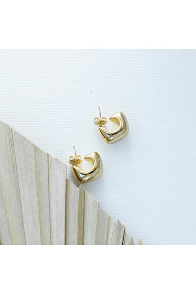 IOSA Sleek Curve Studs Silver Earrings