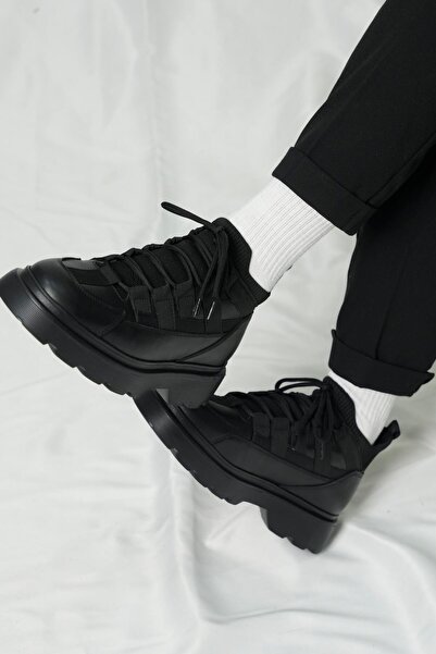 TETRİ Lucas Model Hakiki Deri El Yapımı Siyah Bot