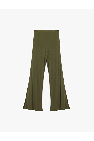 Koton Comfortable Fit Long Wide-Leg Pajama Bottoms