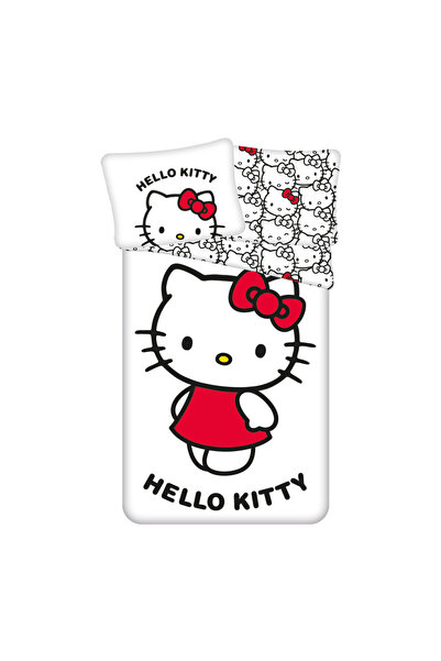 Hello Kitty White bedding cover 140×200cm, 70×90 cm