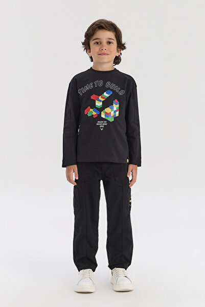 Nebbati Boy Black Tshirt