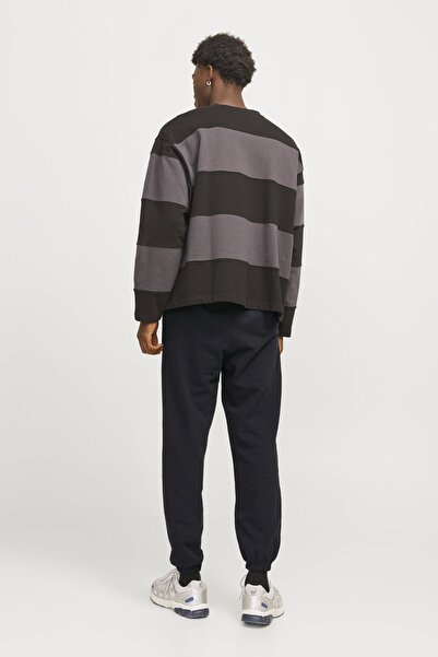 Jack & Jones Men's Black Sweatpants Model Code: (12257964) Jpstmorgan Charge Sweat Pants Noos