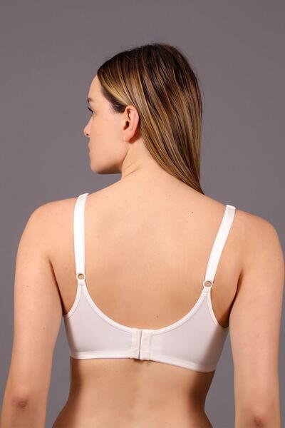 cotonhause Women's Shaping / Sculpting Underwire Ecru Bra - Lace Embroidered C1T0N3253