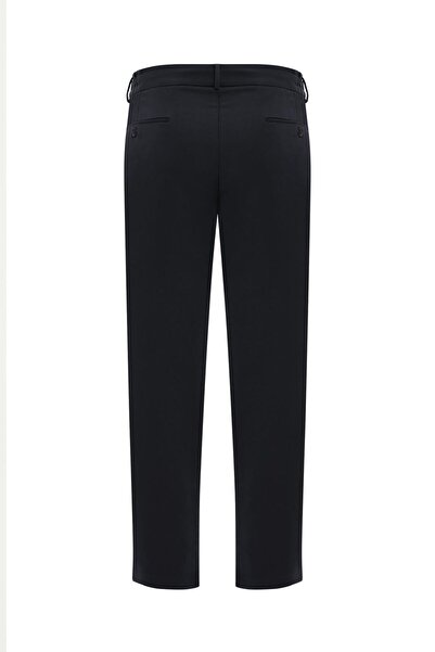 Plus Scorpion Men's Lace-Up Elastic Waist Slim Fit Fabric Trousers – Comfortable Fit, Casual & Stylish Combination Pants