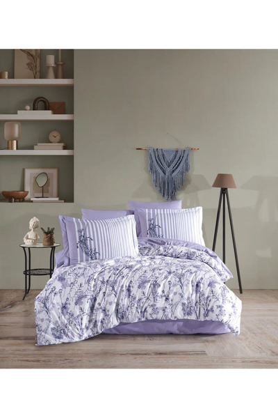 Hobby Single Poplin Duvet Cover Set Healing Stones Amatis