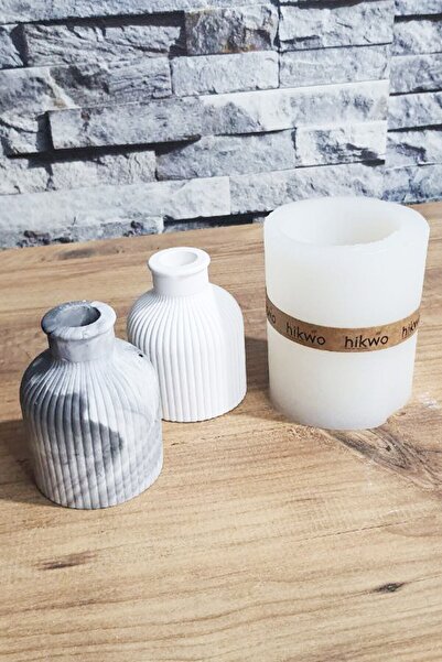 Elif Hobi Silicone Vase Mold - Casting Mold - Vase Mold - Hobby Mold - Resin Mold - Plaster Mold