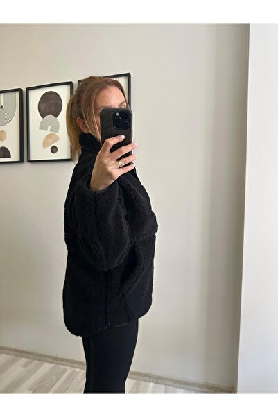 TB Butik Half Zip Plush Swet - Softshell Fleece