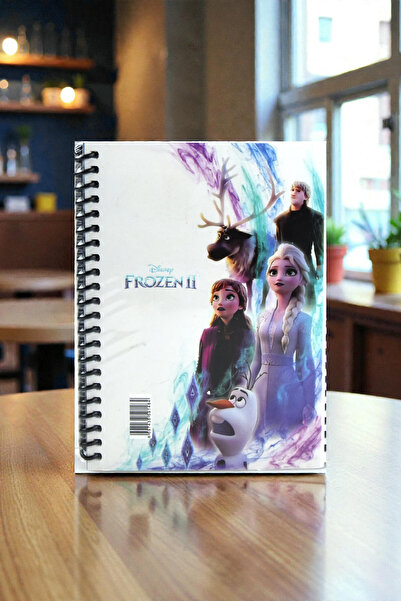 Kids Like A6 50 Yaprak Spiralli Çizgili Frozen Not Defteri