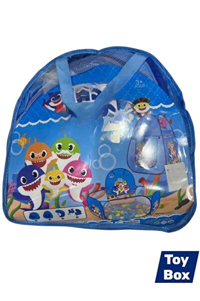 Toybox Baby Shark Kids Pop Up Tent, Portable Game Tent for Indoor and Outdoor, Outdoor Collapsible Tent for