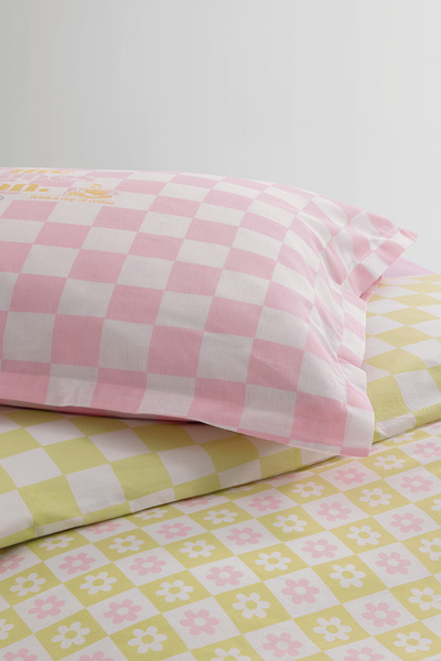 Yataş Daisy Ranforce Single Duvet Cover Set - Yellow