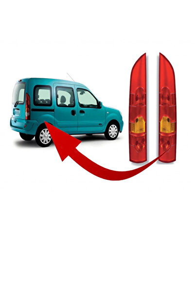 GUMUSONLINE Kangoo stop lambası sağ sol takım duysuz (Arka Kapağı Çift)