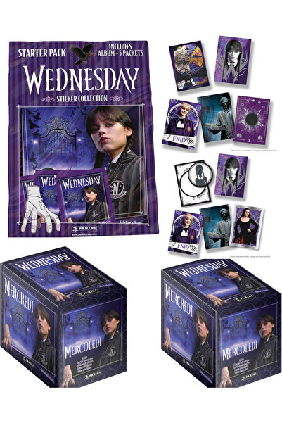 Next Plus Licensed Panini Wednesday 2 Here We Woe Again Sticker Collection Al...