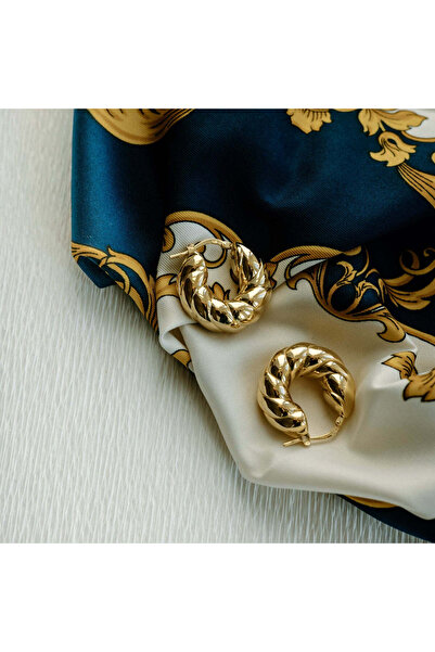 IOSA Chunky Croissant Hoops Silver Earrings