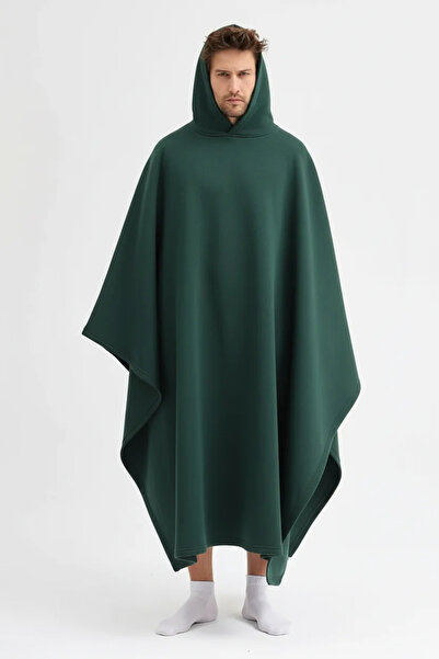 Ghosty Wear Ghosty Giyilebilir Hoodie Battaniye Yeşil