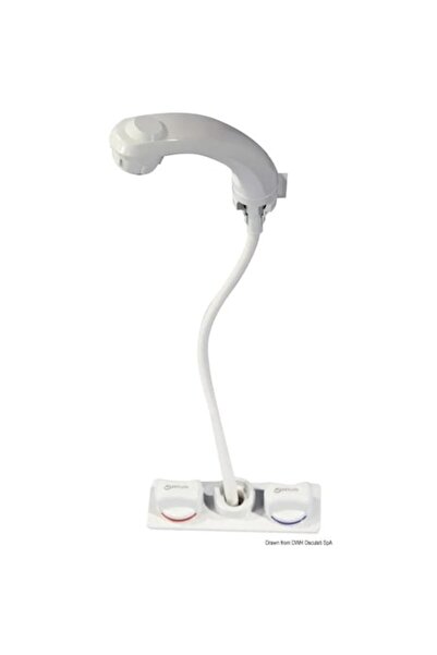 OSCULATI Whale Elegance Shower Tap - Ideal for Narrow Spaces, Inlet 12 mm, Hose 170 cm