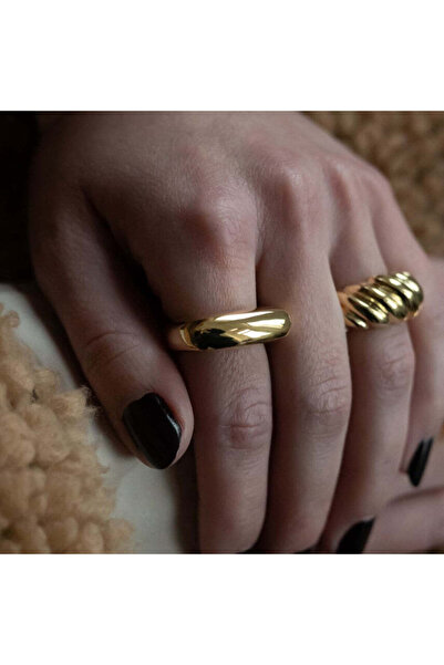 IOSA Bold Band silver ring