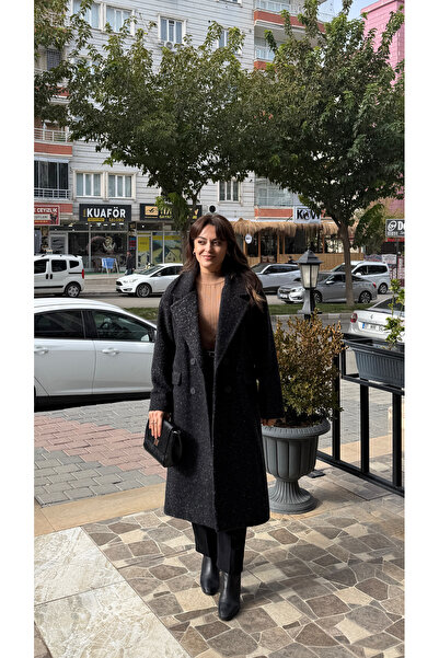 MEFA GİYİM ÇİFT DÜĞMELİ KIRÇILLI KABAN