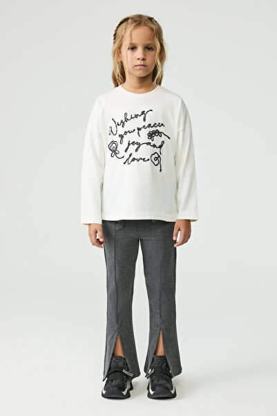 Tyess Girl Ecru Tshirt