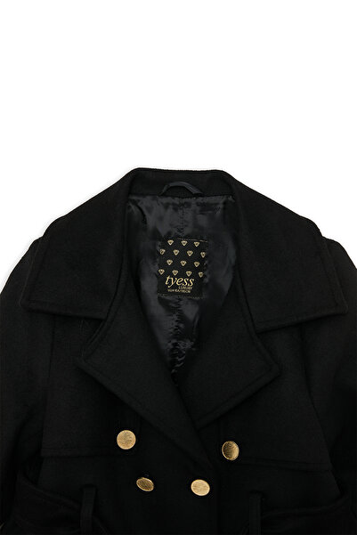 Tyess Girl Black Coat