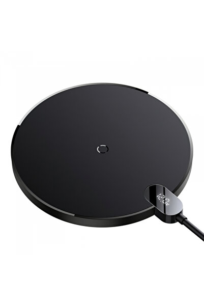 Baseus Wireless Charger Digital Led Display Gen 2, 15W, 1.67A, Black CCED000001
