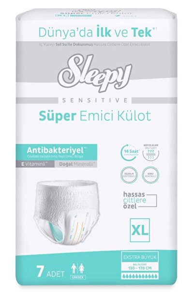 Sleepy Sensitive Super Absorbent Panties X-Large 7 Pieces