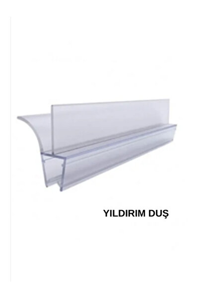 Yıldırım Duş Duşakabin Kapı Altı Çift Yaprak Suluk Fitili 100 Cm Şeffaf