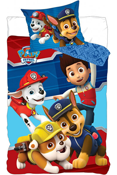 PATRULA CATELUSILOR Paw Patrol Παιδικό κλινοσκεπάσμα Slumber 100×135cm, 40×60 cm