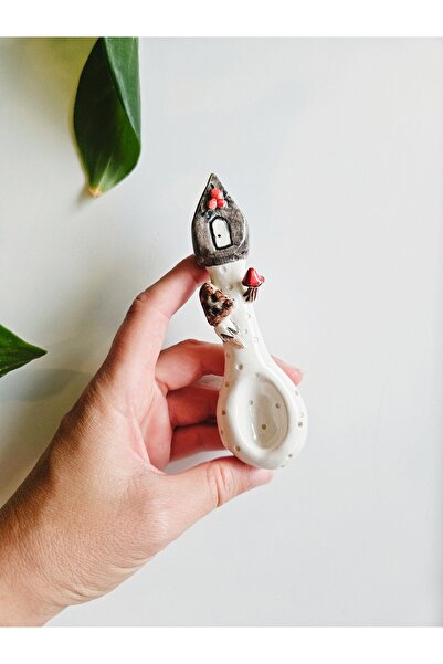 WEBBMODA Handmade New Year Mushroom Spoon