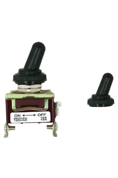 GFN Rocker switch, On-Off, 10 Amperes with protective cover