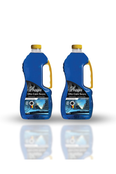 STEEP Oto Cam Suyu -20 Derece Antifriz İçerikli 1.8 Lt 2 Adet