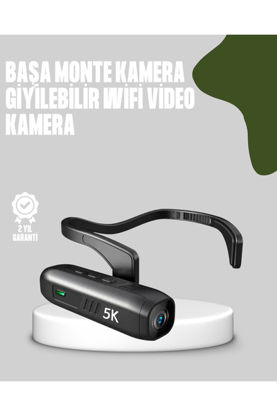 Skygo Başa Takılabilir 5K Spor ve Vlog Kamerası