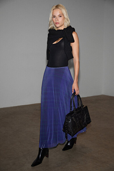 GRIMELANGE Been Women's Flexible, Soft and Multi-Colored Skirt with Printed Fabric Lining