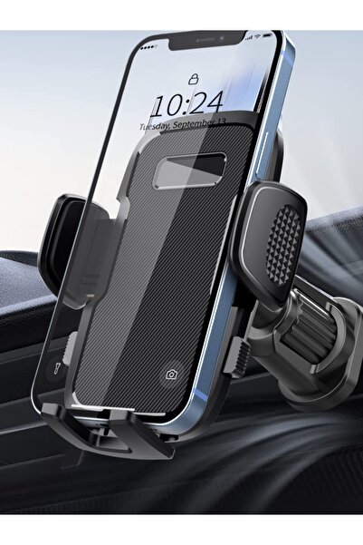 Generic Car Phone Holder Car Mount 360° Rotation for Air Vent Strong Metal Hook Mobile Holder