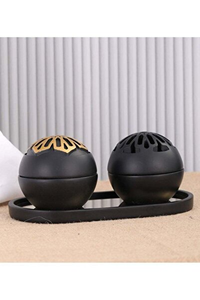 Radin طقم مبخرة بخور فحم دمنهور - 3 قطع مبخرة عود ولبان راتنج