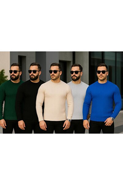 golden toptan 5 Products in One Package Men's Knitwear Sweater