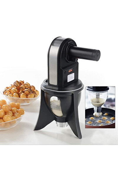 Generic Electric Automatic Luqaimat Maker Sweet Dumpling Machine Portable Sweet Ball Device Black Home