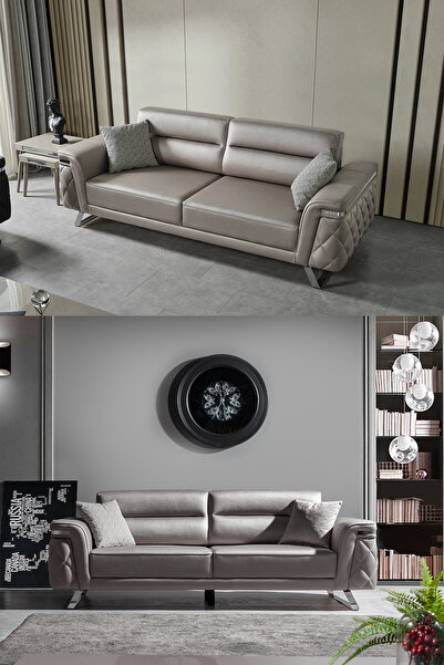 Eymense Voyager Üçlü Koltuk Gri