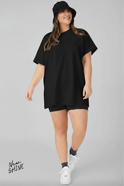 New Shine Унісекс-футболка Oversize Düz