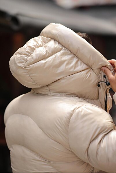 Fashionbox Men's Gel Padding Premium Quality Hooded Zippered Puffer Jacket 44111