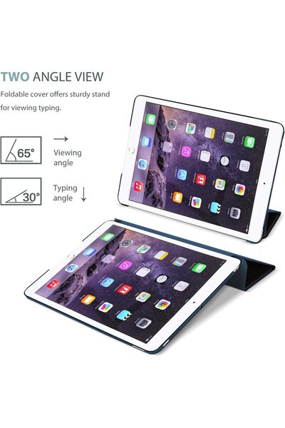 Generic iPad Air 2/5/6 Smart Cat Cot Protective Case – Lightweight Shockproof Stand Cover