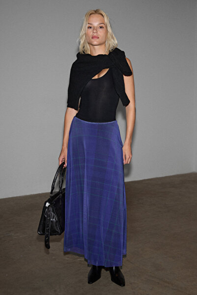 GRIMELANGE Been Women's Flexible, Soft and Multi-Colored Skirt with Printed Fabric Lining