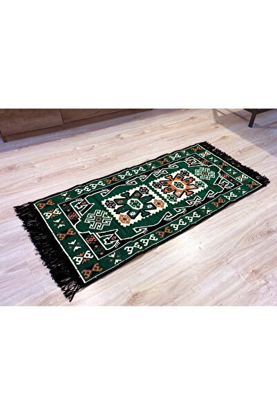Casa de vis Online Traditional style carpet, cotton with jute, Casa De Vis Online, green, 60 x 90 CM
