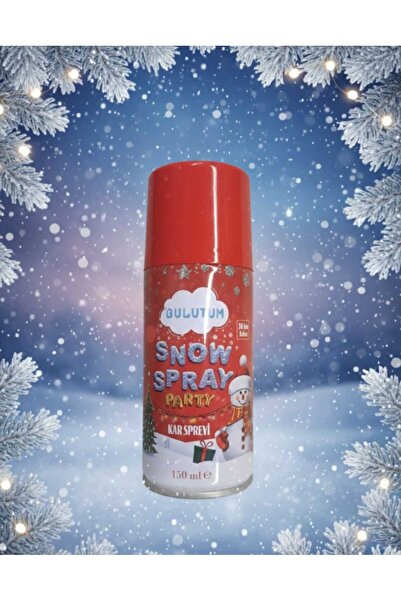 BULUT Kalıcı kar spreyi 150ml Yılbaşı Parti ve Dekorasyonu İçin Yapay Kar Efekti