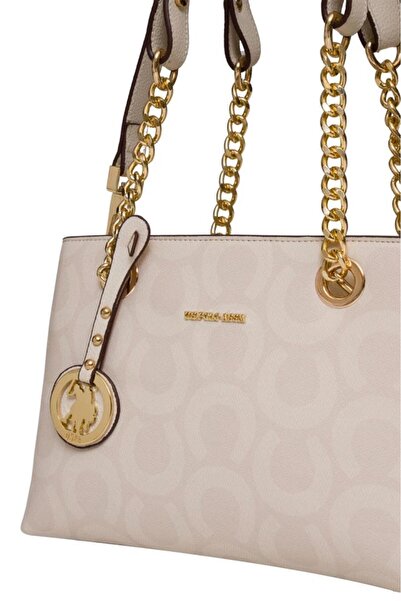 U.S. Polo Assn. Cross Strap Women's Bag Ecru Us25166