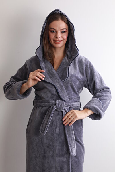 Wild Love Women's 100% Bamboo Hooded Robe – Extra Soft Bathrobe