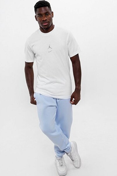 Nike Jordan Mvp Men's Jumpman T-Shirt Men's Casual Embroidery Swoosh Cotton T-Shirt White