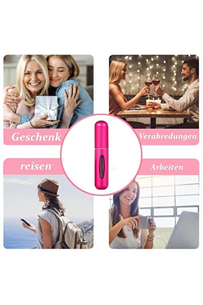 OEM Mini perfume with refill 5ml-2pcs, practical, small size, for travel, journeys