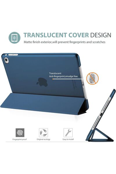 Generic iPad Air 2/5/6 Smart Cat Cot Protective Case – Lightweight Shockproof Stand Cover